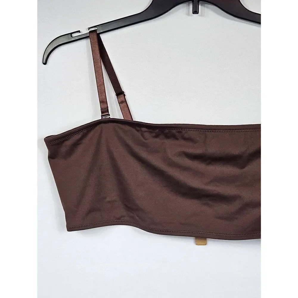 Skims bandeau swim top Nwt